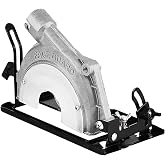 Aluminum Alloy Angle Grinder Stand 1.65" Bore,5.5" Guard for 4-1/2" Grinder | Turns a 4-1/2 in angle grinder into a compact cutting saw setup.Clamping range 1.65in aperture&mdash;always verify before purchase