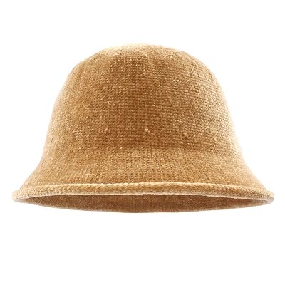 Chenille Bucket Hats - Winter Vintage Fisherman Hats 