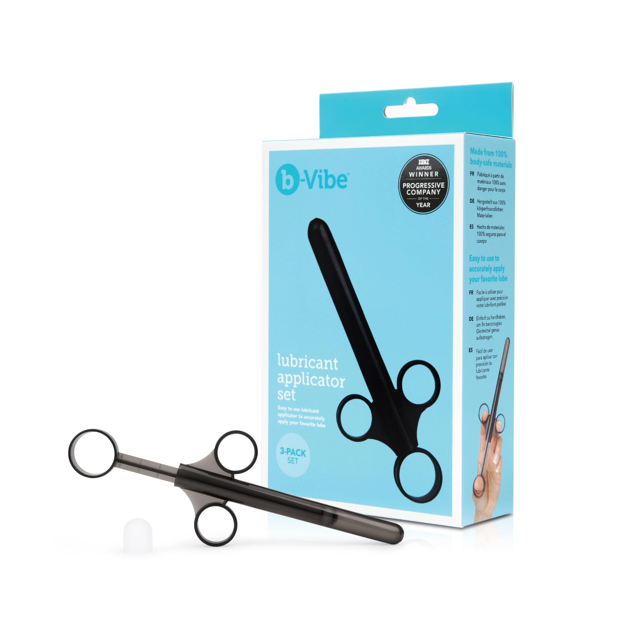 B-Vibe Lubricant Applicator Set, Black, 100 g