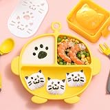 Koonafy Cute Cartoon Sushi Rice Ball Mold Kit for Bento & Picnic view 6