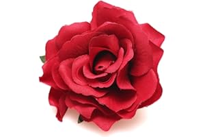 DreamLily Rose Flower Hair Clip Flamenco Dancer Pin up Flower Brooch BC10