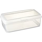 Sterilite FBA_18058606 Storage Box Flip 13 1/8" L x 7 5/8" W x 4 1/2" H, 1 Pack, Clear
