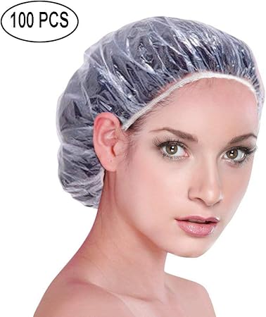 Amazon シャワーキャップ ヘアカラー用 使い捨てタイプ ヘアキャップ 毛染め用 お風呂用 男女兼用 業務用 ホテル用 持ち運び便利 透明フリーサイズ 白い Ffsm シャワーキャップ 通販