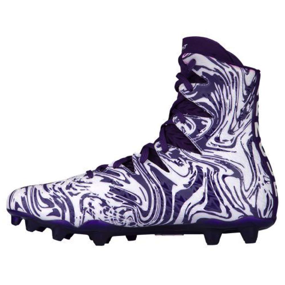 purple under armour football cleats