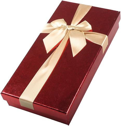 Amazon Co Jp 高級 ギフト ボックス ギフト ラッピング ギフト バッグ 箱 リボン 付き レッド ホーム キッチン