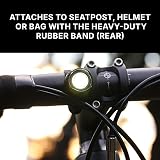 CatEye Orb Bike Lights Set 50 Lumen Front and 30 Lumen Rear Lights view 5