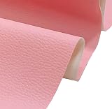 A-Express Grained Faux Leather Fabric 140cm x 200cm Light Pink view 2