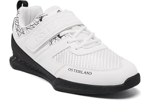 Osterland Weightlifting Shoes Squat Shoes for Men Women: Suitable for Heavy Weight Lifting, High-Performance Footwear, Gym Powerlifting, Deadlifting, Weight Training