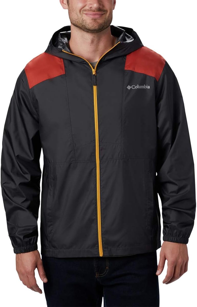 Columbia Men's Flashback Windbreaker Jacket, Water Resistant