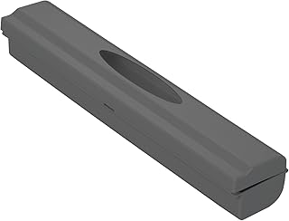 WENKO 86678500 Folienschneider/Folienspender, Acrylnitril-Butadien-Styrol (ABS), 38 x 5.2 x 6.7 cm, anthrazit