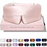DROWSY Silk Sleep Mask - Face-Hugging, Padded
