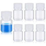 Tatuo 6 Pcs 1 oz Wide Mouth Lab Reagent Bottle