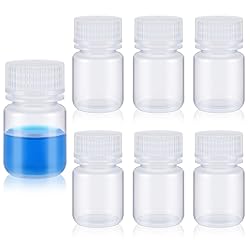 Tatuo 6 Pcs 1 oz Wide Mouth Lab Reagent Bottle