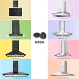 COMFEE' Recirculating Charcoal Filter CF04 Pack of 2 for Cooker Hoods view 5