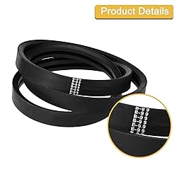 uxcell 2/B99 Classic Wrapped V-Belt, 102" Outside
