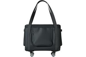 Santiano Power Station Carrying bag, 360°Universal Wheels, Easy to Carry, Waterproof&Dustproof, 18x13x14in Fit1500w-2500w, Dabsson/BLUETTI/FOSSIBOT/VTOMAN/Jackery,Travel, Camping, Parties,RV