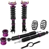 Coilover Struts Spring Shocks ECCPP fit for 2006 2007-2011 for Honda Civic | Adjustable Height Coilovers Suspension Struts Coil Spring Shocks and Struts Full Set Kits- Purple