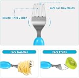 Lehoo Castle 6Pcs Toddler Cutlery Set Stainless Steel Excavator 2Spoons 2Forks view 4