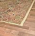 NEW Multi Paisley Design Rubber backed durable Area Rug Carpet - Ivory - 5x7