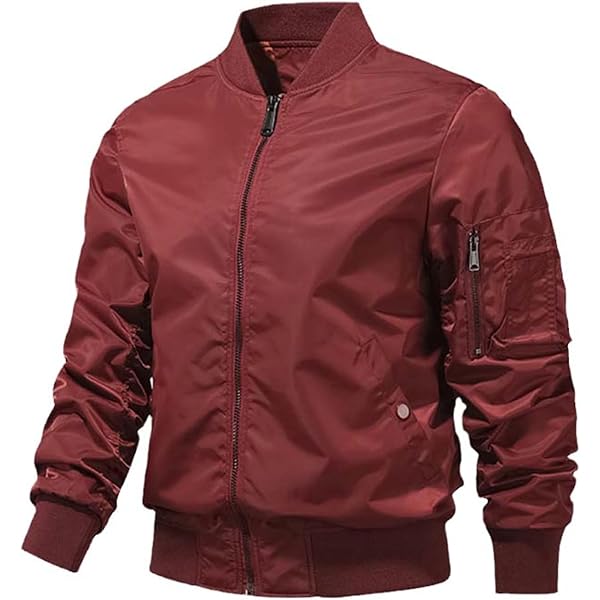 Xingfenly Spring Autumn Men Jacket Bomber Business Casual