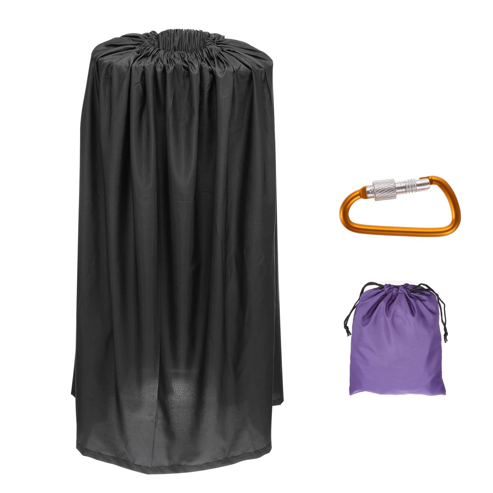 PATIKIL Portable Dressing Room, 4.27ft Length Instant Dressing Cover Up Changing Tent Privacy Shelters for Beach Boating Camping Competition, Black