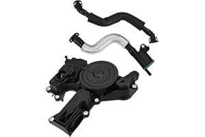 HEROFFIX PCV Valve Engine Crankcase Vent Oil Separator Breather Hose Exhaust Pipe Kit 06H103495AH for VW Beetle CC Jetta GTI 
