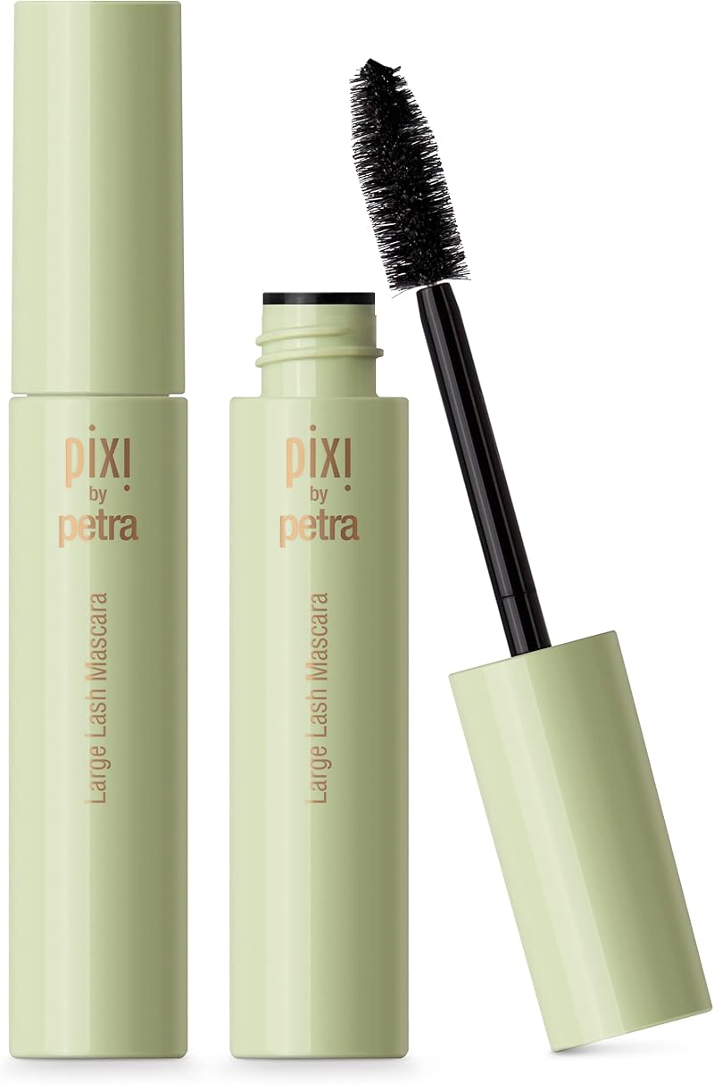Pixi Large Lash Mascara Extreme Volume Lengthening Bold Black Vitamin E Bamboo