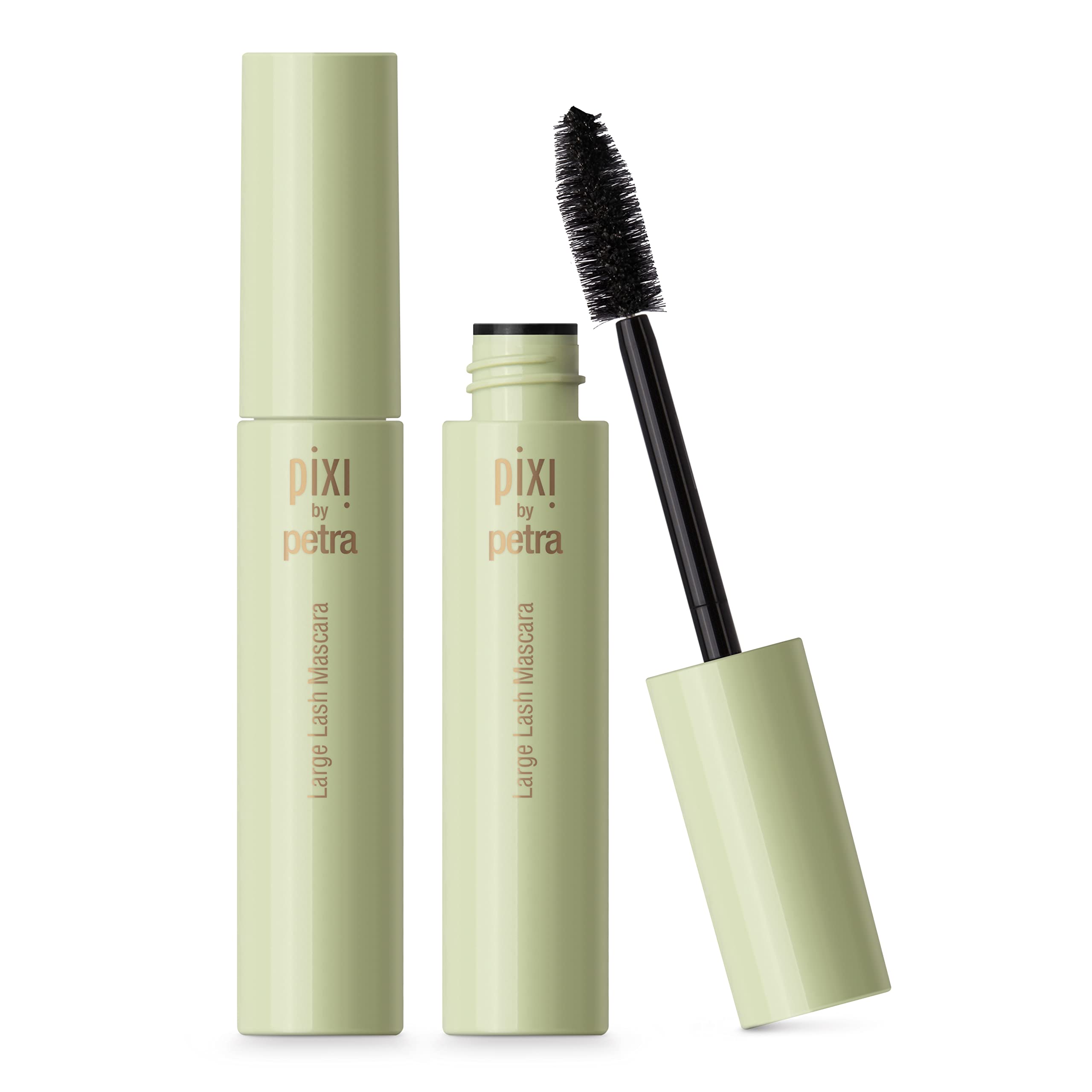 Pixi Large Lash Mascara | Extreme Volume Mascara with Vitamin E, Panthenol & Bamboo | False Lash Effect | Smudge-Proof & Water-Resistant | Ophthalmologist Tested | No.1 Bold Black | 0.4 fl oz/ 12ml — image 1