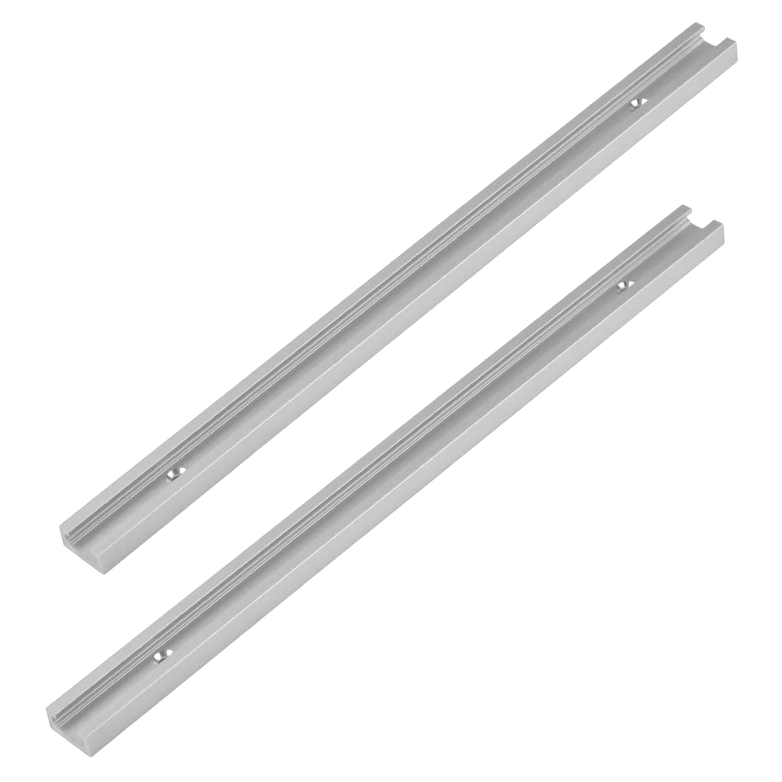 Xcalibur Tooling 2 x 400mm T-Track T-Slot Mitre Track Jig – Fixture Slot Rail for Table Saw, Router Table & Track Saw – Anodised Woodworking Guide for Precision Cuts & Clamping — image 1