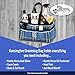 Kensington Horse Grooming Tote Bag — Handy Upright Stow Away in Vibrant Plaid Designs — Very Durable with Lots of Storage Compartments — 12