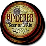 Hinderer Beer & Ale - 4 pack Drink Coasters