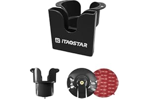 iTAOSTAR Multi Function Paddle Board Cup Holder,Two Section Paddle Board Drink Holder Suitable for Types of Cup/Bottle/Drink, Convenient Paddle Board Accessories for Fishing Gears and Phone Holder