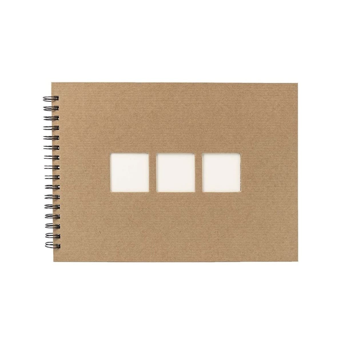 Album for 180 Photos 10 x 15 cm - Traditional Light Brown Photo Album - Blank Photo Album with 60 Pages - Personalised Photo Book - Manila Light Brown - Made in France