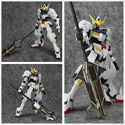 Metal Weapon Hammer Spear Silver color for Bandai TV 1/100 MG ASW-G-08 Barbatos Gundam