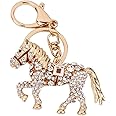 Bestdays Crystal Rhinestone Key Ring Keychain Charm