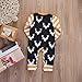 Newest Baby Boys Deer Striped Bodysuit Romper Sleepwear Outfits Costume
