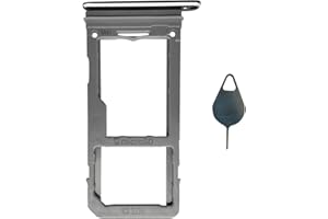 Ubrokeifixit Galaxy S8,S8 Plus Micro SD Card Slot Single Sim Card Tray Holder Replacement for Samsung Galaxy S8 G950/S8+ Plus G955-Black