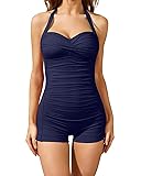 Tempt Me Women Navy Blue Tummy Control One Piece