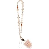 iFace Hello Kitty and Friends Beaded Wristlet Universal Charm Strap [Latte Bear Series] &ndash; Cute Wrist Strap for Cell Phone Camera Keys AirPods