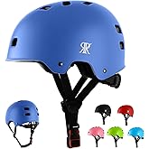Youth Kids Bike Helmet, Skateboard Bicycle Helmet for Age 3-5-8-10-12-14 Teen Boys Girls Adjustable and Multi-Sport for Scooter BMX Roller/Inline Skate