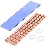 M.2 Heatsink Haojiaho 67x18x1.5mm Pure Copper Heatsink for Cooling 2280 M2 SSD NGFF NVME Laptop, with Silicone Based Thermal 