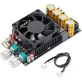 Hosyond ZK-6001 600W Active Subwoofer Amplifier Board TPA3225 Mono Pure Power Amplifier with Frequency Volume Adjustment for Home Car DIY Audio System