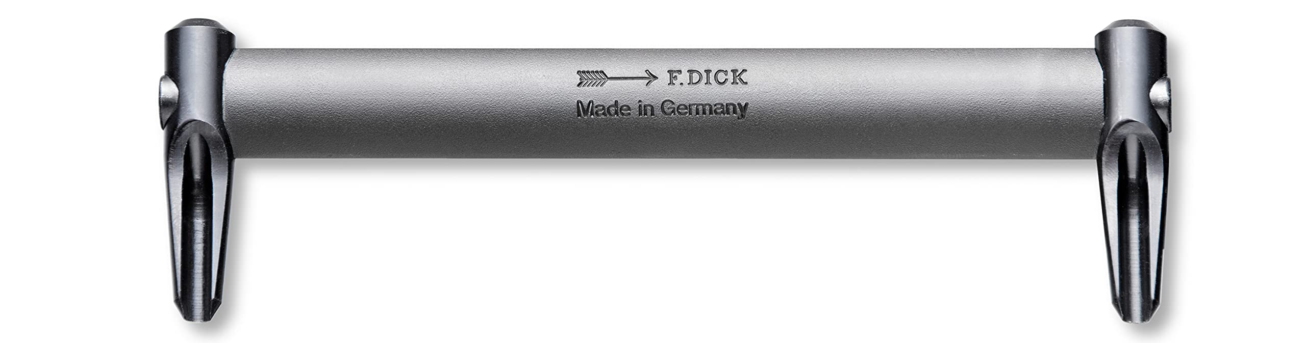 F. Dick Double-Sided Lower Sheath (Diameter 4 mm, Length 120 mm, Tool for Hoof Processing, Forged Steel, Blacksmith Tool) 62458000