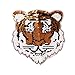 ESH7 Tiger Reversible Sequins Sew On Patches for Clothes Kids Boy Girl T Shirt Coat Embroidered Reverse Patch Applique
