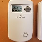 Emerson 1E78-140 Non-Programmable Heat Only Thermostat for Single-Stage ...