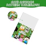 OSDUE Pixel Game Theme Tablecloth 130x220 cm Disposable Birthday Cover view 5