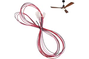 Chriari Ceiling Fan Downrod Extending Wires - 39.4 inches/100CM