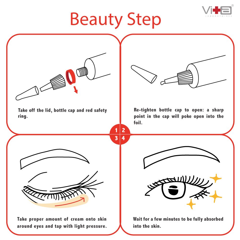 Swissvita Eye Cream for Wrinkles with Hyaluronic Acid & Vitamin B12 - Instant Eye Lift - Eye Treatment for Dark Circles - Reduce Puffiness & Crow’s Feet -Powerful Anti-aging - 0.5o.z./15g