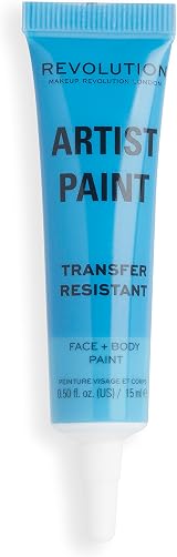 Makeup Revolution Artist Collection Jelly Face Body Paint Blue 15ml Ready To Use view 1