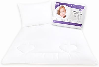 Baby Comfort Toddler Duvet Pillow Set 7 Tog 135x100 cm Anti Allergy Microfibre